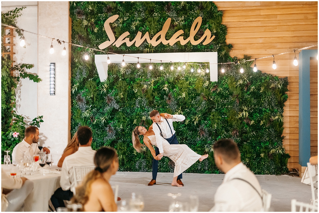 sandals south coast wedding